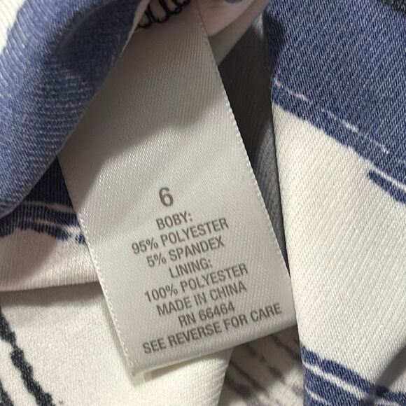 DressBarn | Black Blue Grey Striped Women’s Maxi Sleeveless Dress - Picture 8 of 12